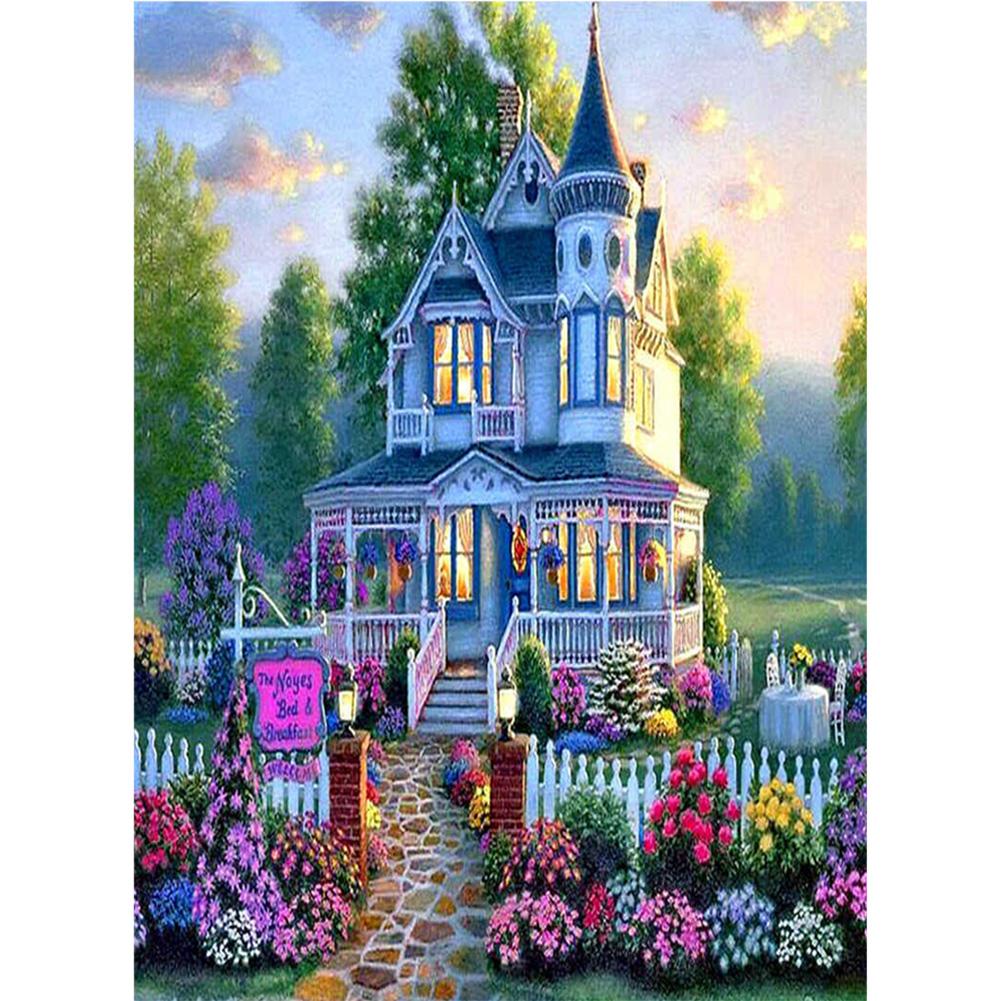 Flower Castle 40*50cm paint by numbers