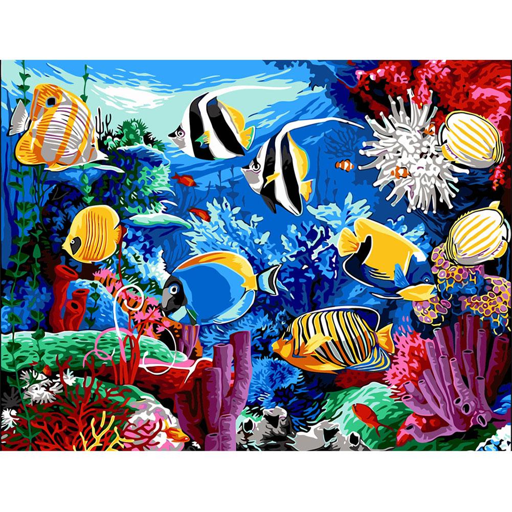 Ocean Fish 40*50cm paint by numbers