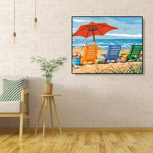Beach Vacation 40*50cm paint by numbers
