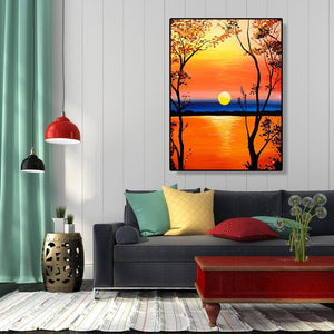Sunset Tree 40*50cm paint by numbers