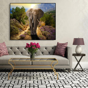 Natural Elephant 40*50cm paint by numbers