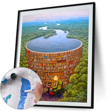Load image into Gallery viewer, Nature Bookshelf 40*50cm paint by numbers
