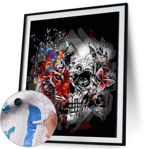 Abstract Skull 40*50cm paint by numbers