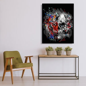 Abstract Skull 40*50cm paint by numbers