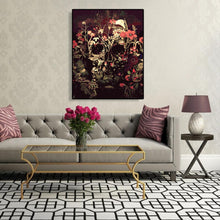 Load image into Gallery viewer, Flower Skull 40*50cm paint by numbers
