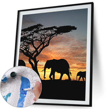 Load image into Gallery viewer, Sunset Elephant 40*50cm paint by numbers
