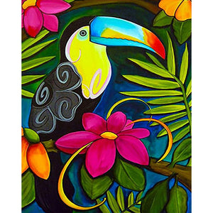 Bird Flower 40*50cm paint by numbers