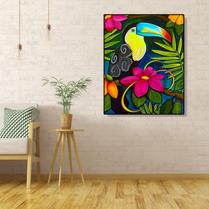 Bird Flower 40*50cm paint by numbers