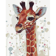 Load image into Gallery viewer, Clever Giraffe 40*50cm paint by numbers
