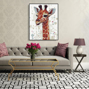Clever Giraffe 40*50cm paint by numbers