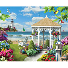 Load image into Gallery viewer, Seaside Pavilion 40*50cm paint by numbers
