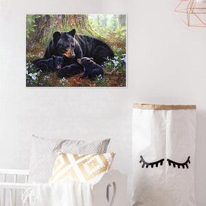 Dog 30x40cm(canvas) full round drill diamond painting