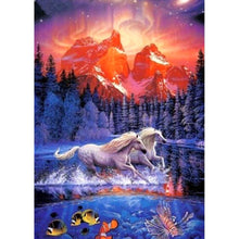 Load image into Gallery viewer, Horse 30x40cm(canvas) full round drill diamond painting
