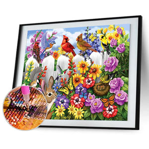 Animal 40x30cm(canvas) full round drill diamond painting