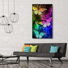 Load image into Gallery viewer, Butterfly 30x48cm(canvas) full round drill diamond painting
