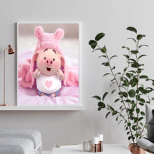 Load image into Gallery viewer, Pink Pig 40x30cm(canvas) full round drill diamond painting
