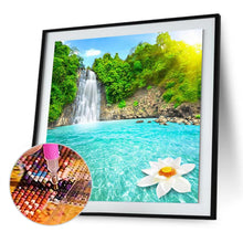 Load image into Gallery viewer, Waterfalls Scenery 30x30cm(canvas) full round drill diamond painting
