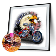 Load image into Gallery viewer, Motorcycle Eagle 30x30cm(canvas) full round drill diamond painting
