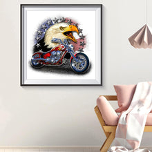 Load image into Gallery viewer, Motorcycle Eagle 30x30cm(canvas) full round drill diamond painting
