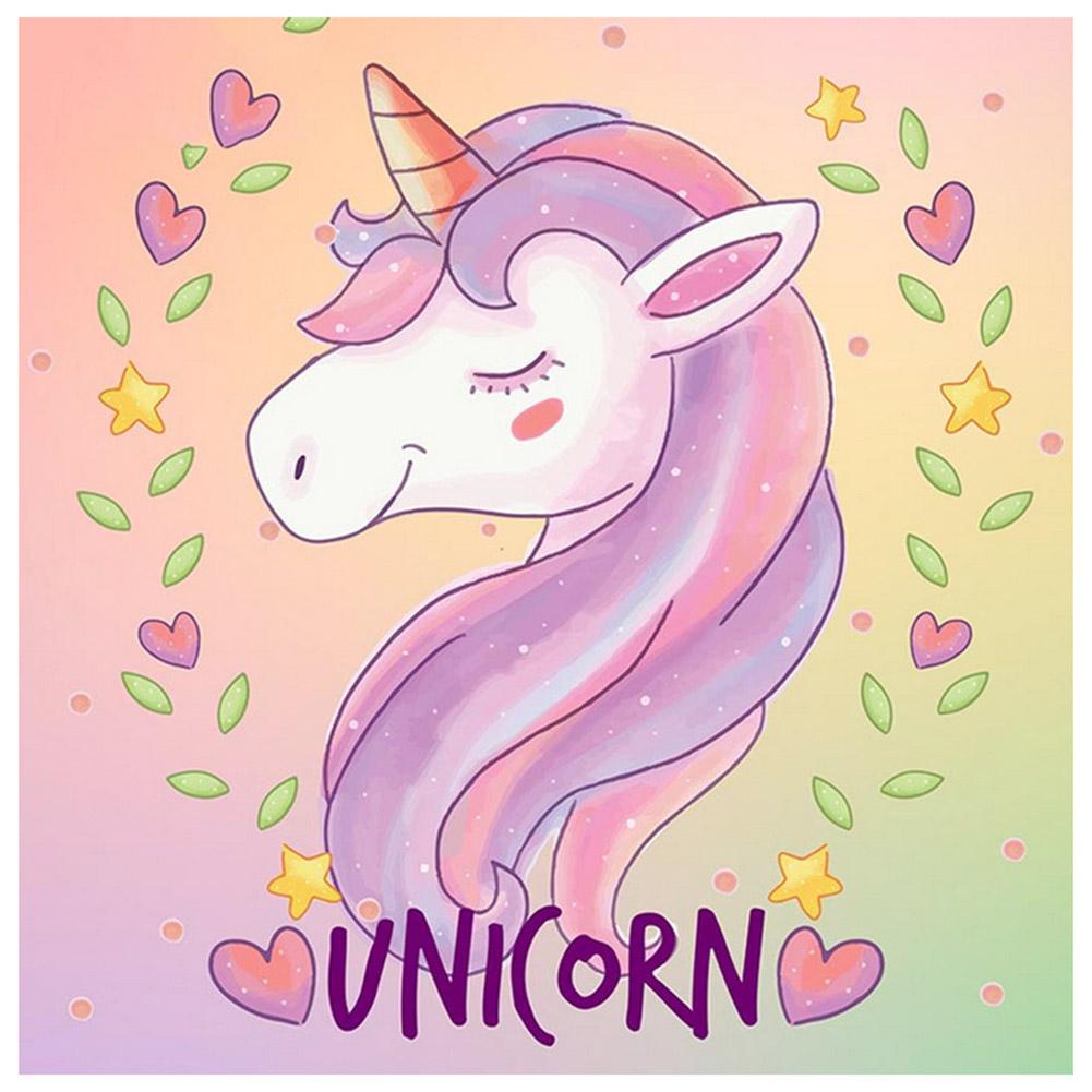 Cartoon Horse 30x30cm(canvas) full round drill diamond painting