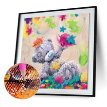 Load image into Gallery viewer, Bear Doll 30x30cm(canvas) Full round drill diamond painting
