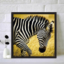 Load image into Gallery viewer, Walking Zebra 30x30cm(canvas) full round drill diamond painting
