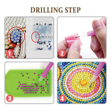 Load image into Gallery viewer, 5pcs DIY Ice Cream Diamond Painting Full Drill Special Shaped Keychains
