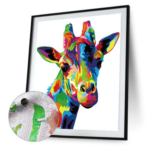 Color Giraffe 40*50cm paint by numbers