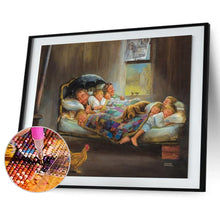 Load image into Gallery viewer, Happiness Family 30x40cm(canvas) full round drill diamond painting
