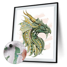 Load image into Gallery viewer, Green Dragon 40*50cm paint by numbers
