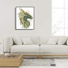 Load image into Gallery viewer, Green Dragon 40*50cm paint by numbers
