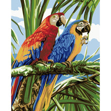 Load image into Gallery viewer, Two Parrots Animals 40*50cm paint by numbers
