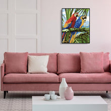 Load image into Gallery viewer, Two Parrots Animals 40*50cm paint by numbers
