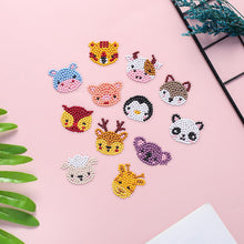 Load image into Gallery viewer, 12x Kids Full Drill DIY Diamond Painting Stickers Animal Phone Cup Decals
