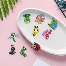 Load image into Gallery viewer, 9x Kids DIY Diamond Painting Stickers Cute Cartoon Animal Cup Decals Craft
