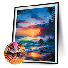 Load image into Gallery viewer, Rolling Waves 30x40cm(canvas) full round drill diamond painting

