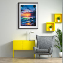 Load image into Gallery viewer, Rolling Waves 30x40cm(canvas) full round drill diamond painting
