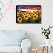 Load image into Gallery viewer, Sunflower 40x30cm(canvas) full round drill diamond painting
