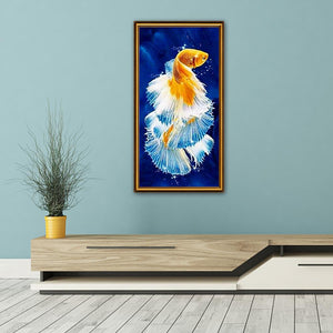 Fish 45x85cm(canvas) full round drill diamond painting