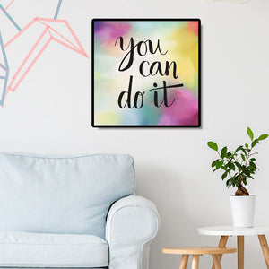 L2135 You Can Do It 30x30cm(canvas) full round drill diamond painting