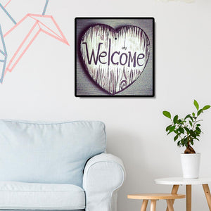 L2136 Welcome 30x30cm(canvas) full round drill diamond painting
