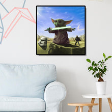 Load image into Gallery viewer, Battle Yoda 30x30cm(canvas) full round drill diamond painting
