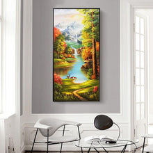 Load image into Gallery viewer, Picturesque Scenery 85x45cm(canvas) full round drill diamond painting
