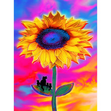 Load image into Gallery viewer, Sunflower 30x40cm(canvas) full round drill diamond painting
