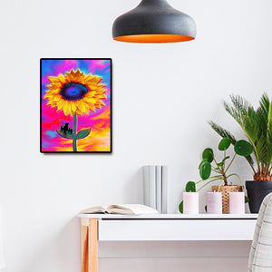 Sunflower 30x40cm(canvas) full round drill diamond painting