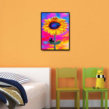 Load image into Gallery viewer, Sunflower 30x40cm(canvas) full round drill diamond painting
