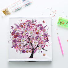 Load image into Gallery viewer, DIY Diamond Painting Tree Foldable Storage Box Desktop Sundries Container
