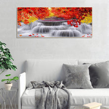 Load image into Gallery viewer, Maple Waterfall 100x50cm(canvas) full round drill diamond painting
