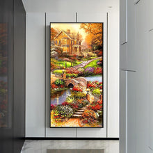 Load image into Gallery viewer, Idyllic 85x45cm(canvas) full round drill diamond painting
