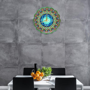 Mandala Wall Clock Diamond Painting Special Shaped Cross Stitch for Gifts